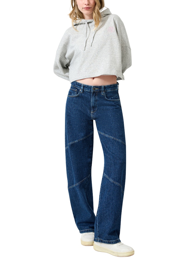 QS by S.Oliver Damen Sweatshirts Grey/Black
