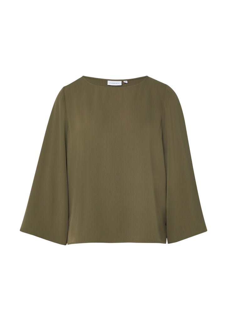 Comma Damen Blusen Green