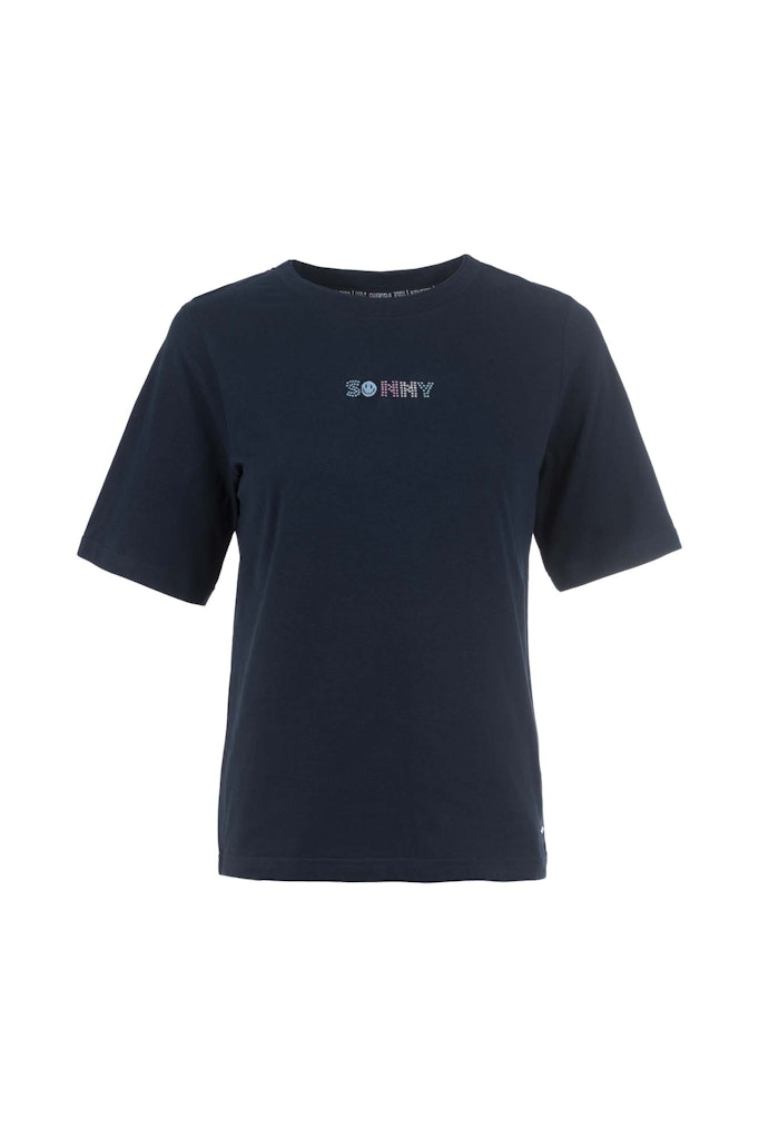 Soquesto Damen T-Shirts Dunkelblau