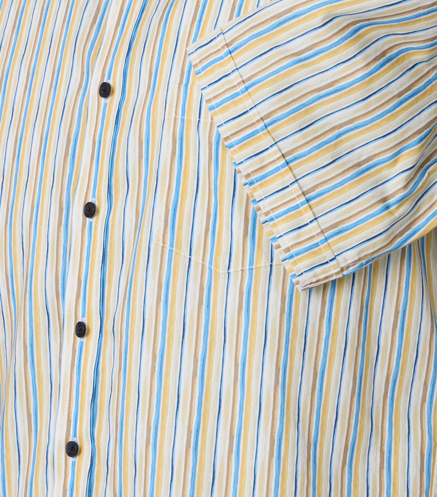 Casa Moda Herren Hemden kurz Gelb