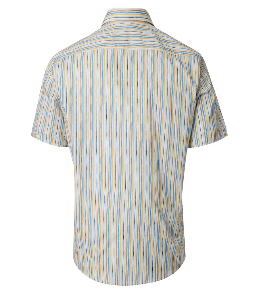 Casa Moda Herren Hemden kurz Gelb