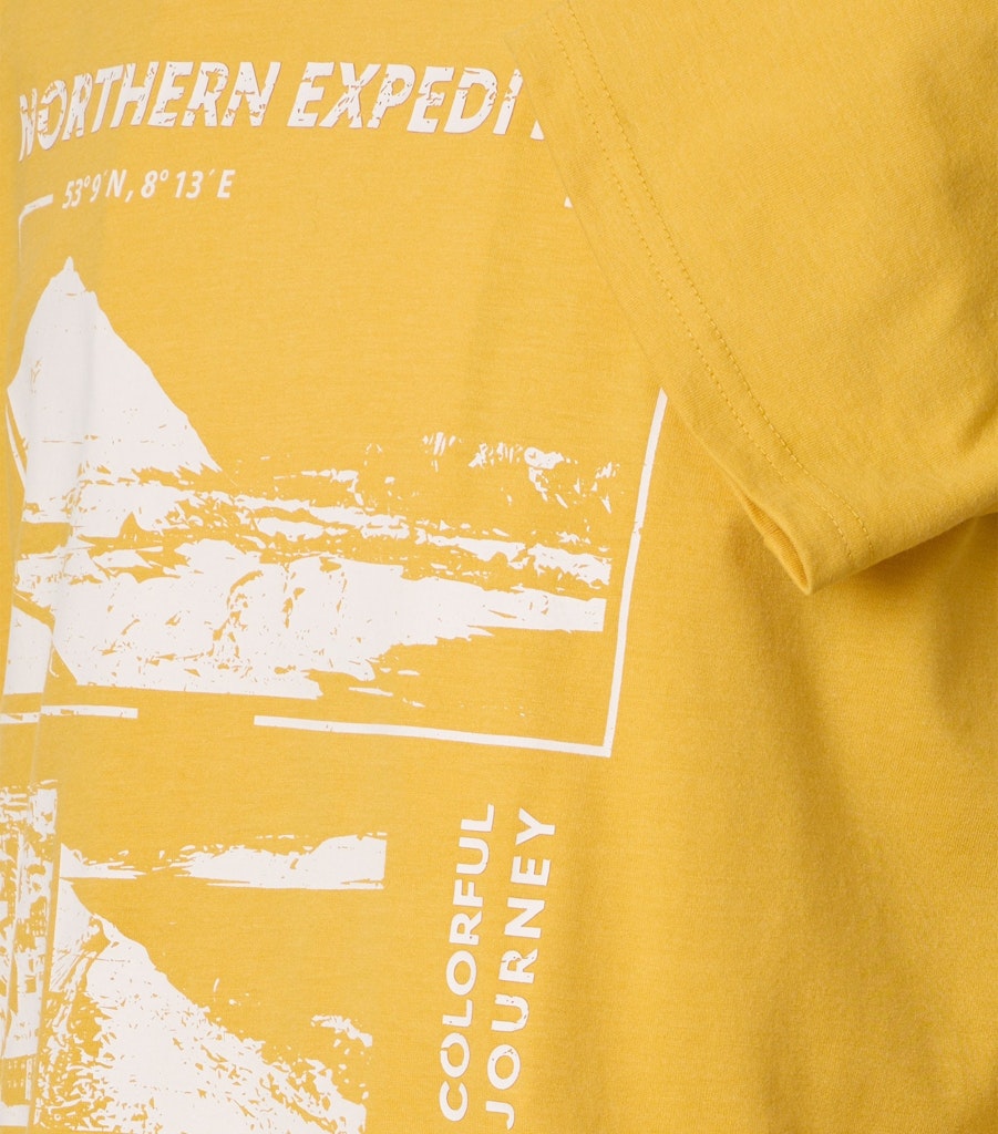 Casa Moda Herren T-Shirts kurz Gelb