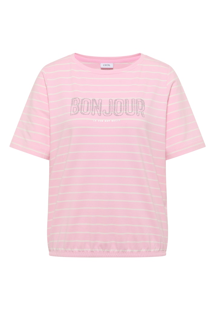 Cecil Damen T-Shirts Light Blu
