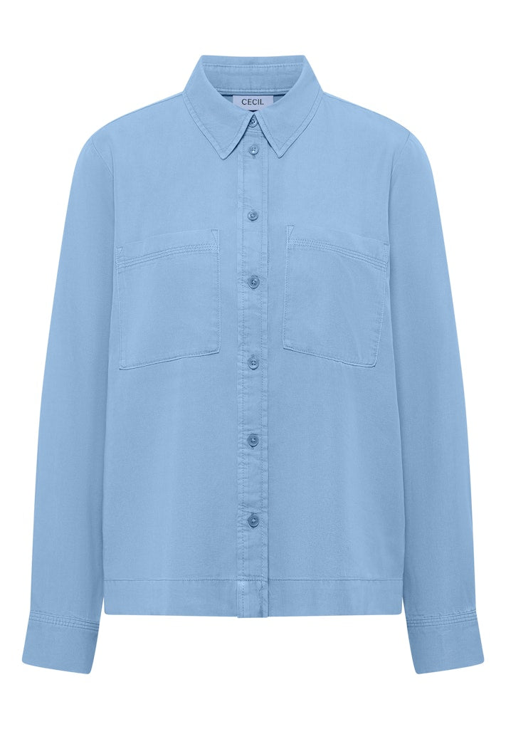 Cecil Damen Blusen Cloud Blu