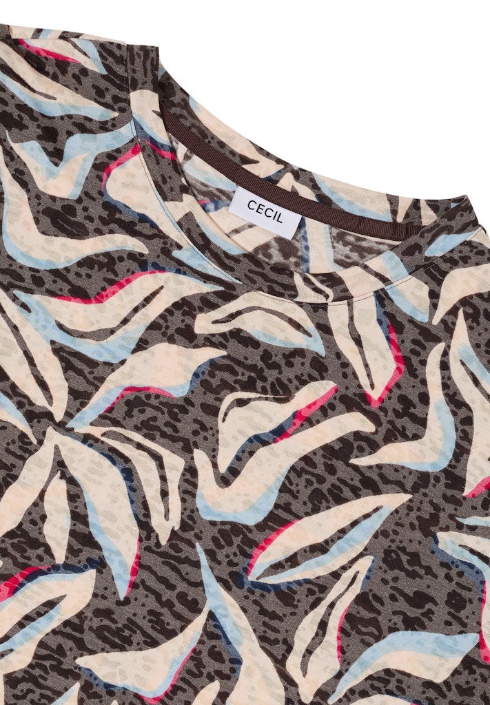 Cecil Damen T-Shirts Macchiato