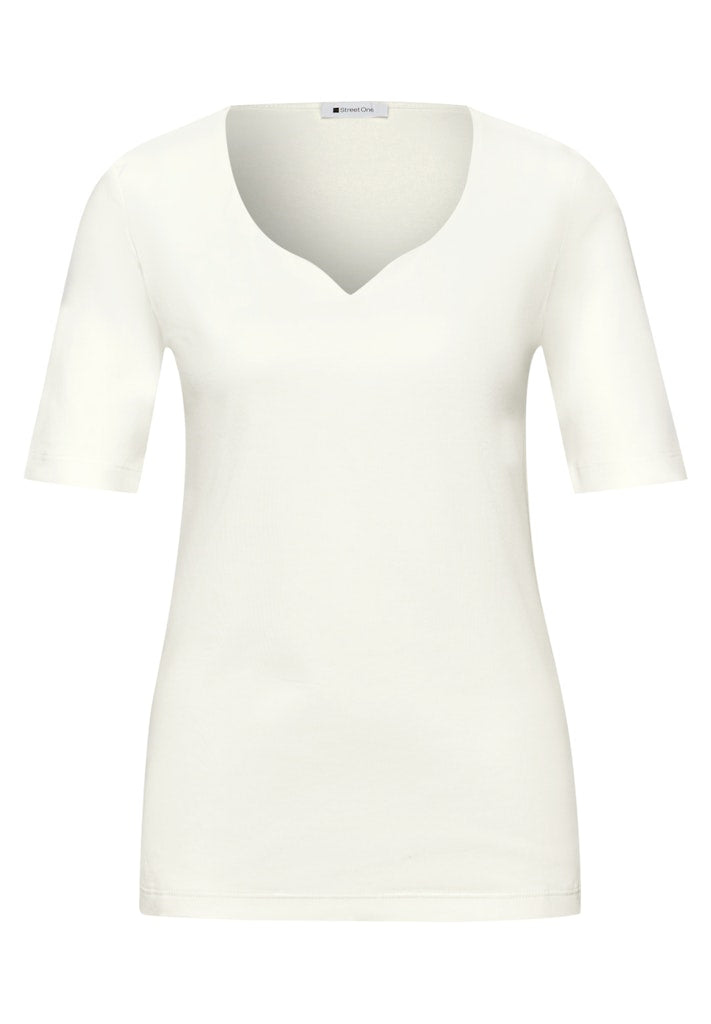 Street One Damen T-Shirts Off White