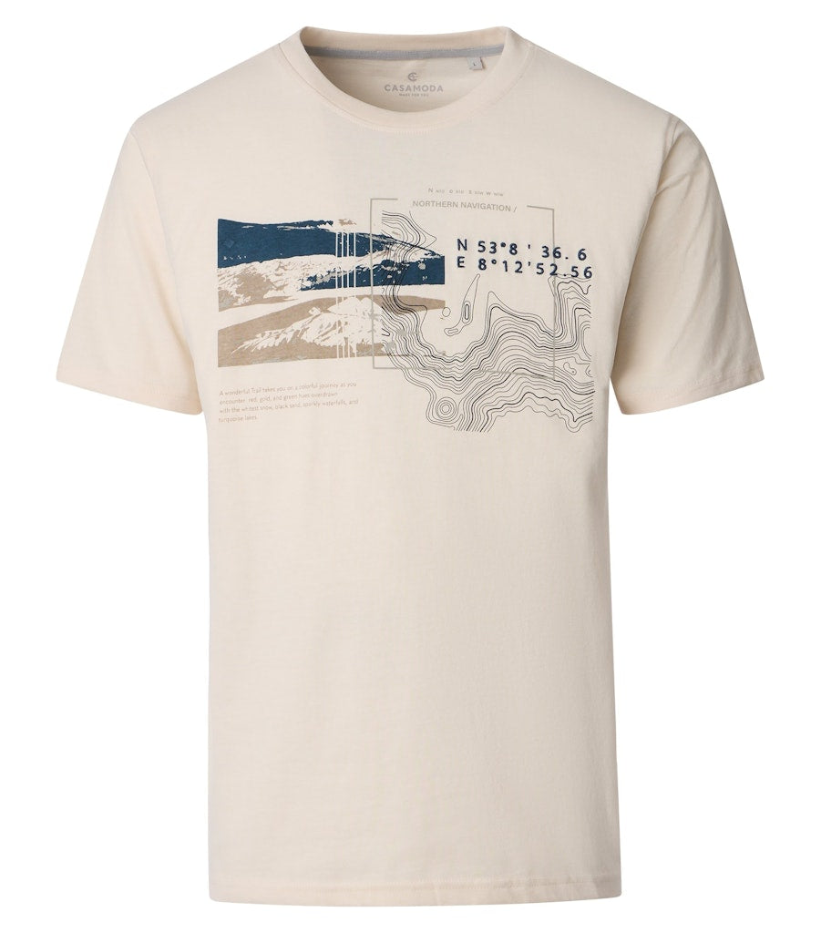 Casa Moda Herren T-Shirts kurz Weiss