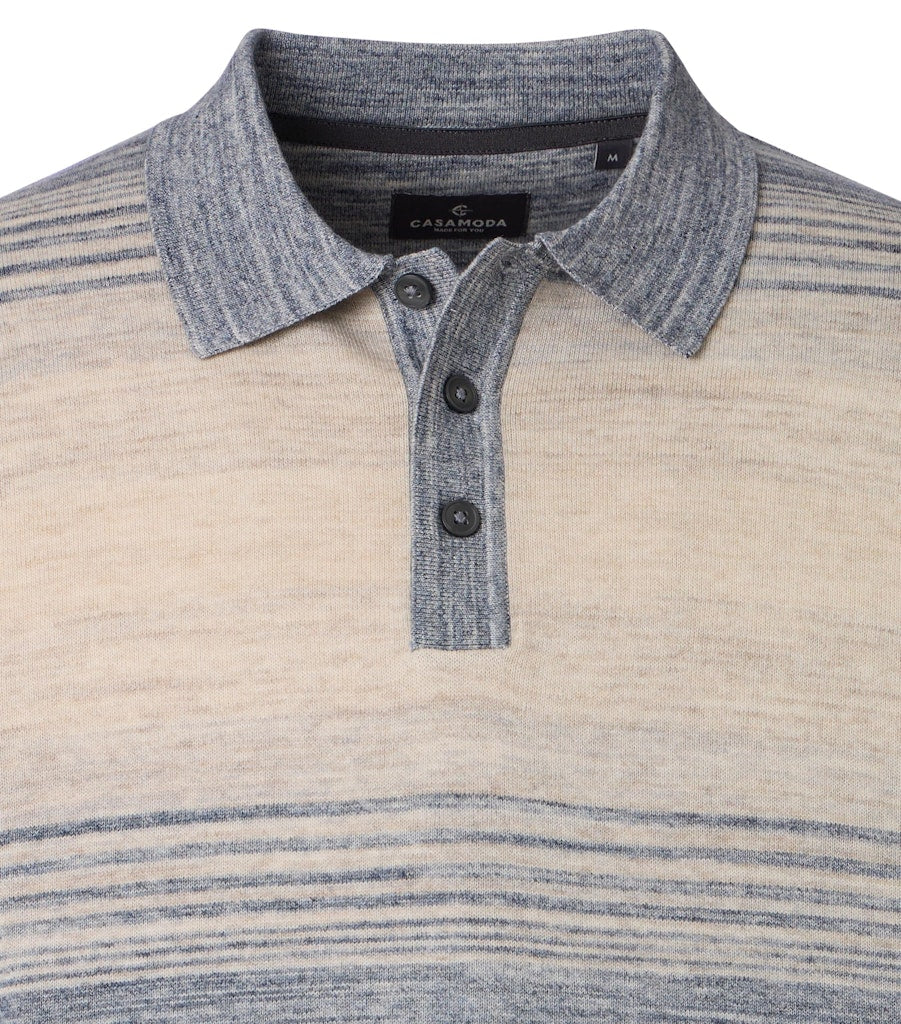Casa Moda Herren Polo-Shirts Beige