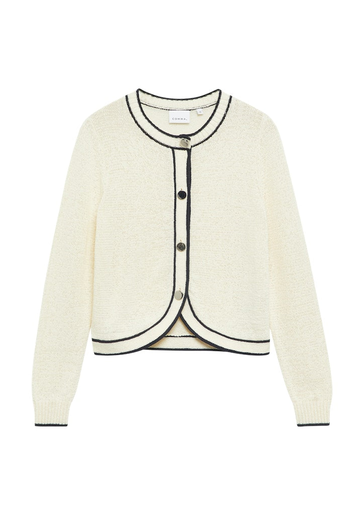 Comma Damen Strickjacken White