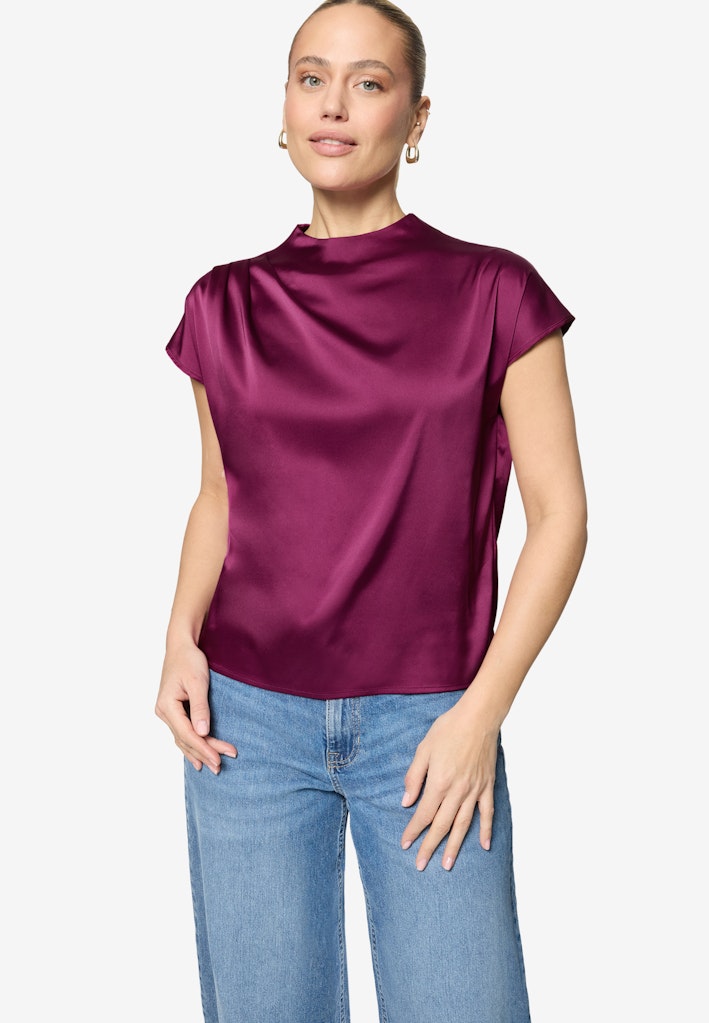 Zero Damen Blusen Magenta Purple