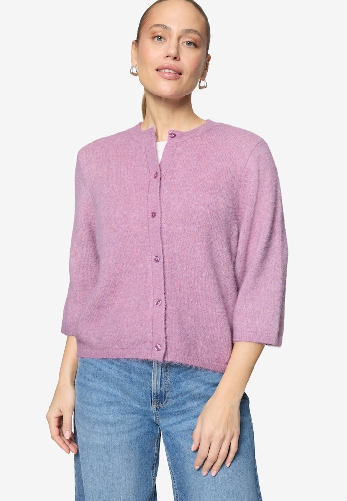 Zero Damen Strickjacken Lilac Melange