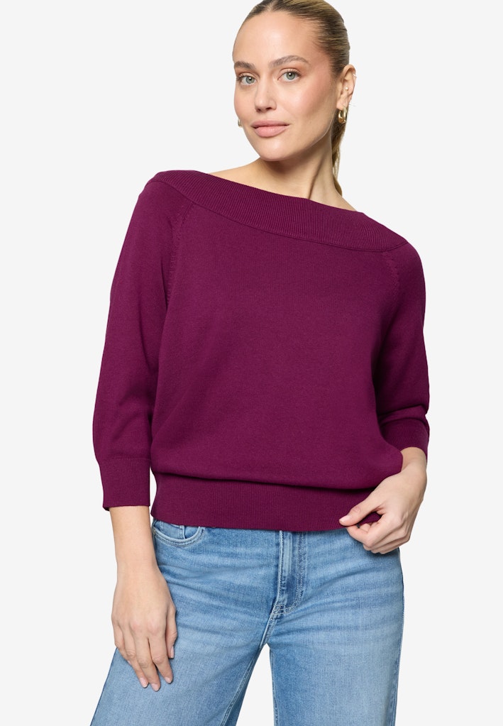 Zero Damen Pullover Magenta Purple