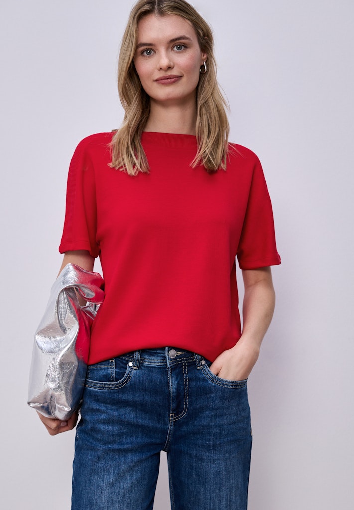 Street One Damen T-Shirts Salsa Red