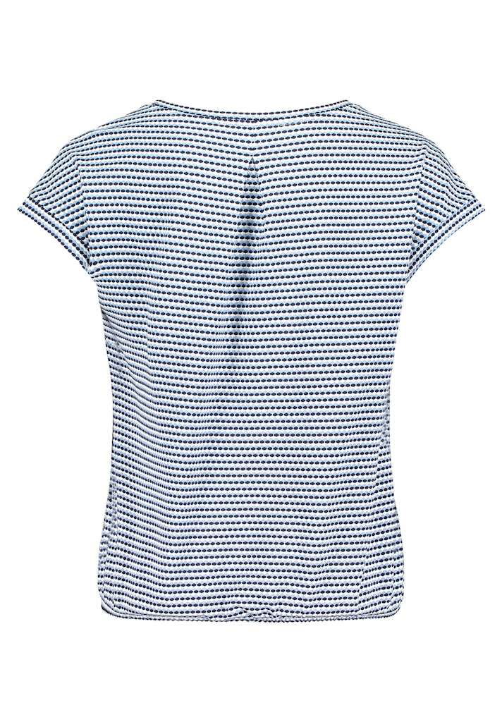 Betty & Co Damen T-Shirts Dark Blue/Cream