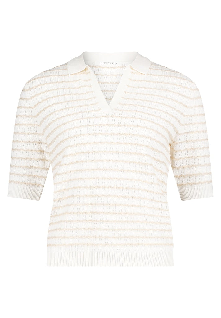 Betty & Co Damen Pullover Cream/Nature