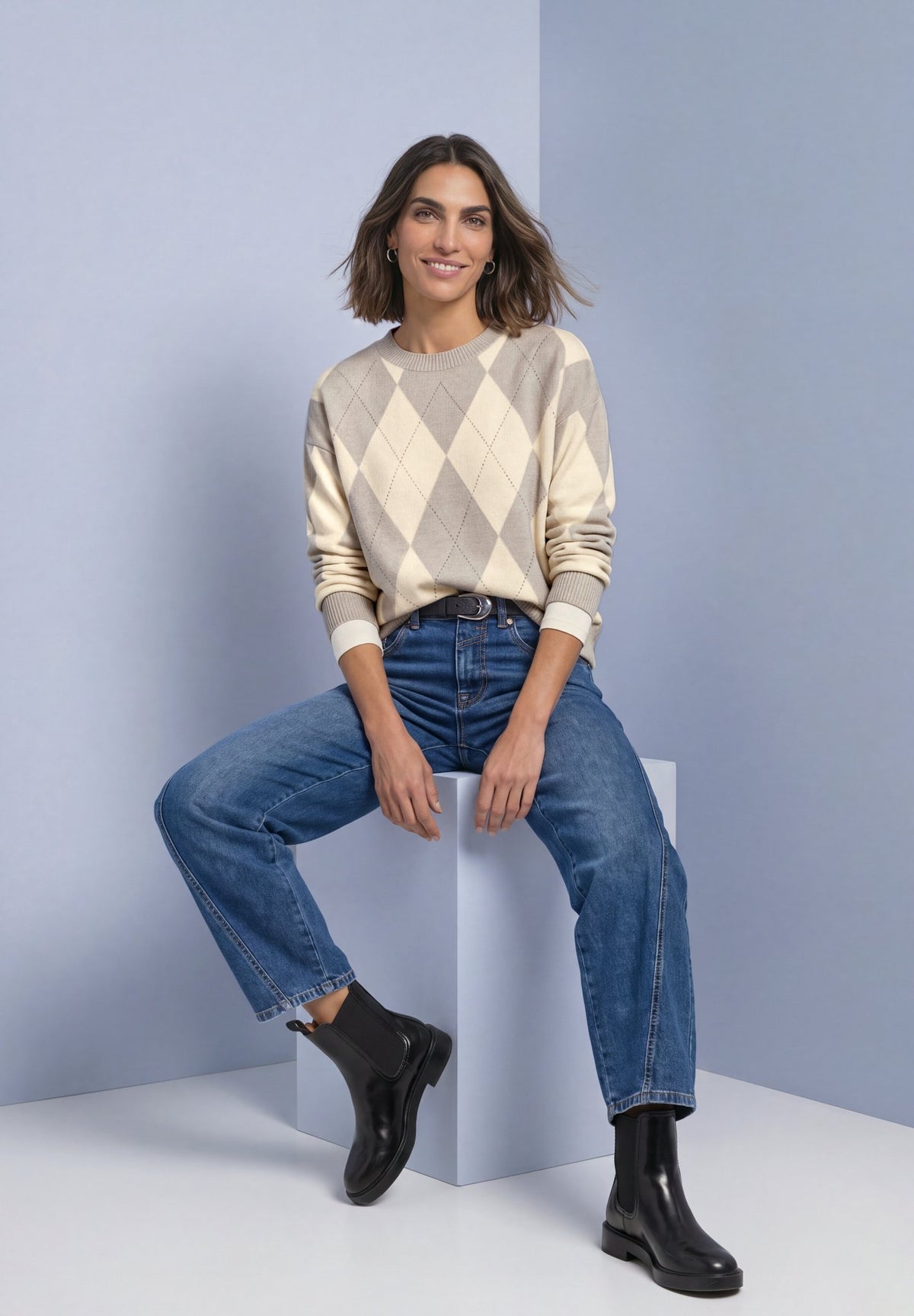 Street One Damen T-Shirts Clay Sand