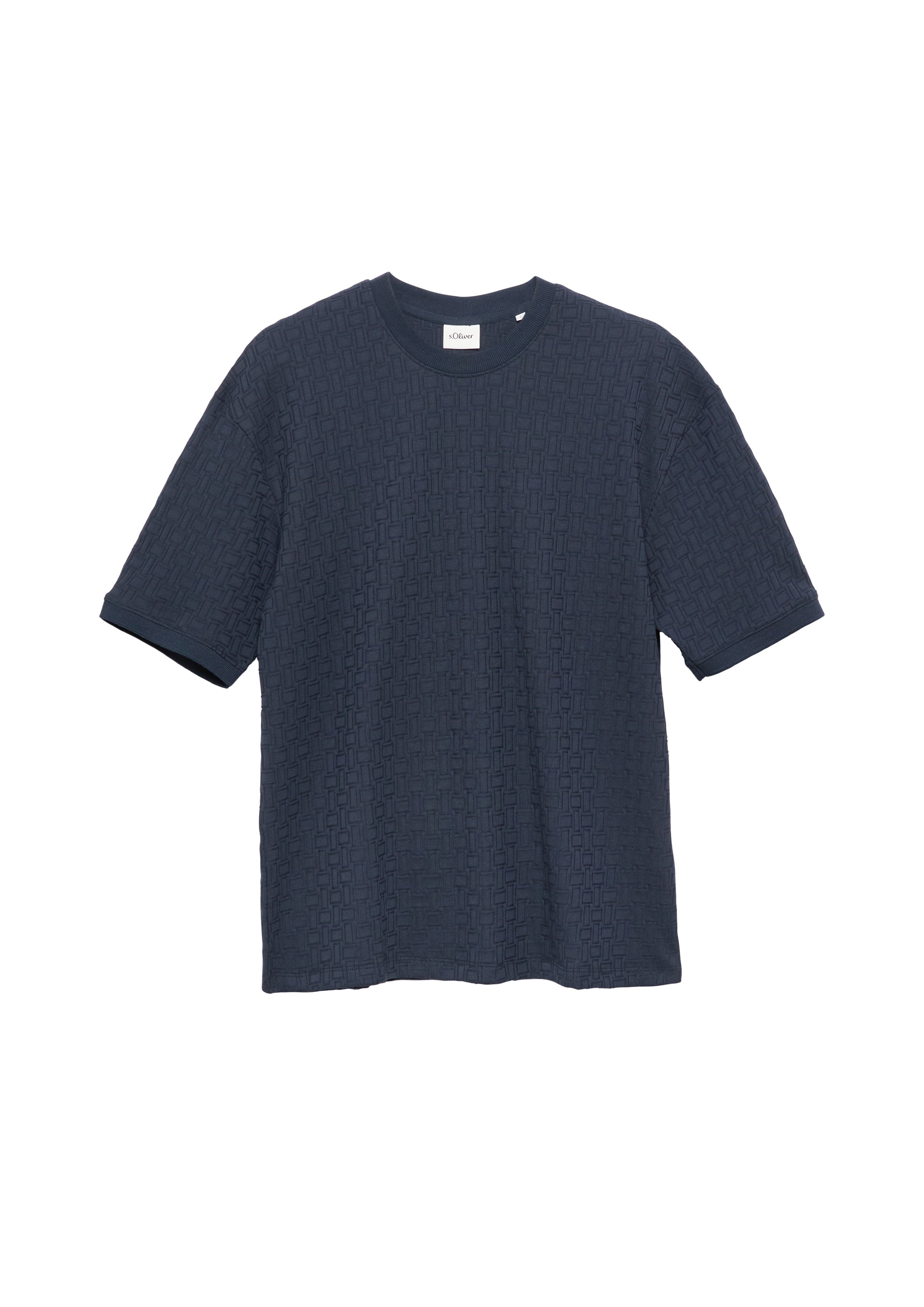 S. Oliver red Herren T-Shirts kurz Blue