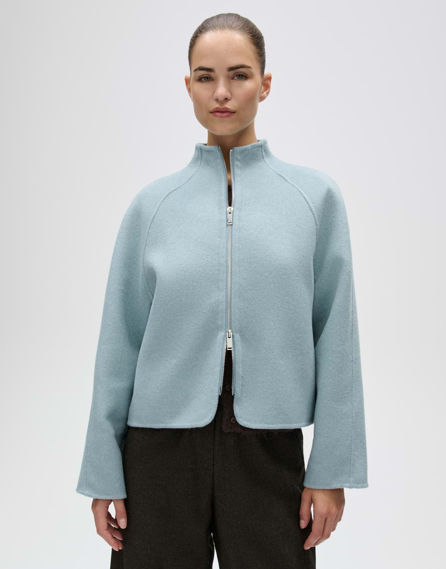 Opus Damen Jacken Dusty Aqua