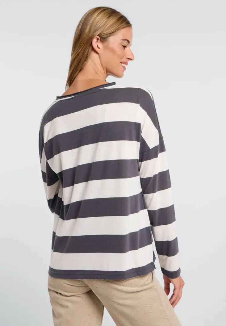 Elbsand Damen T-Shirts Charcoal_C