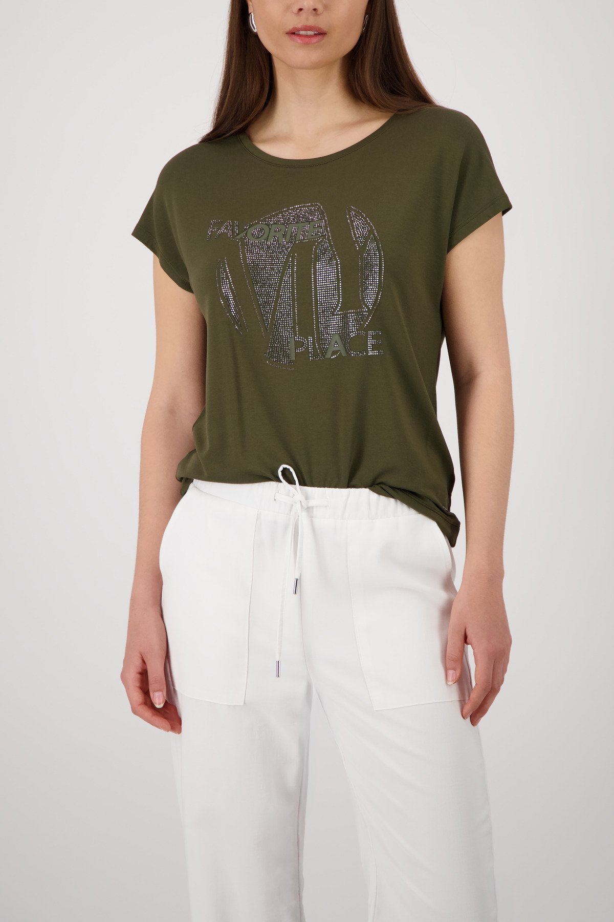 Monari Damen T-Shirts Olive