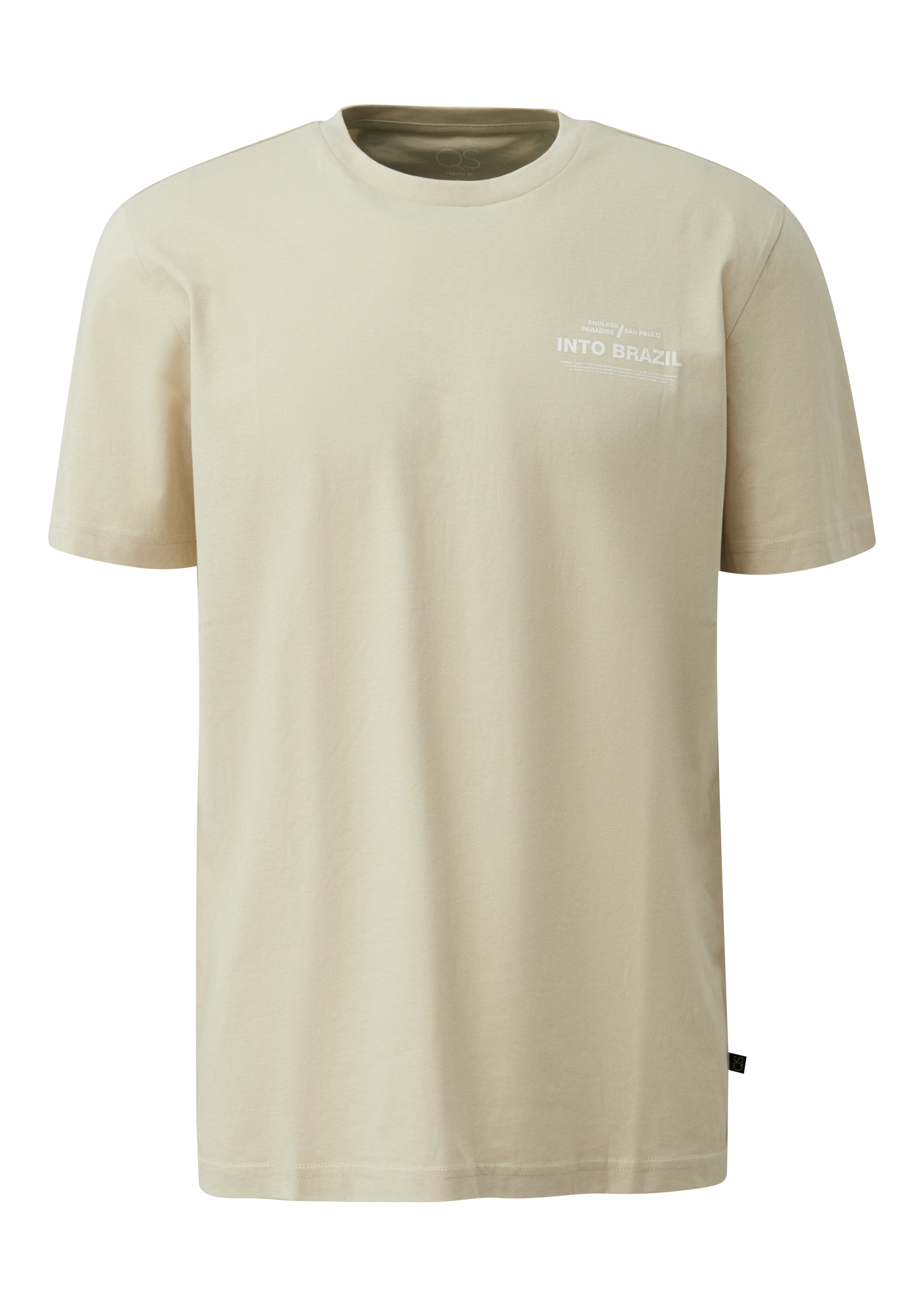 QS by S.Oliver Herren T-Shirts kurz Grey/Black