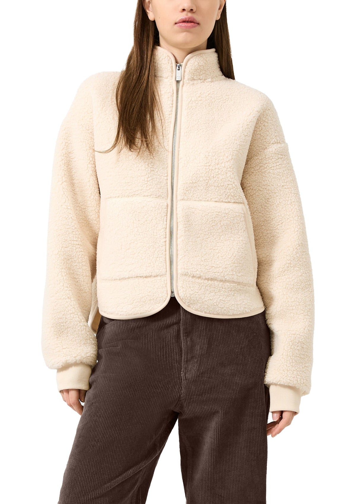 QS by S.Oliver Damen Sweatshirts White