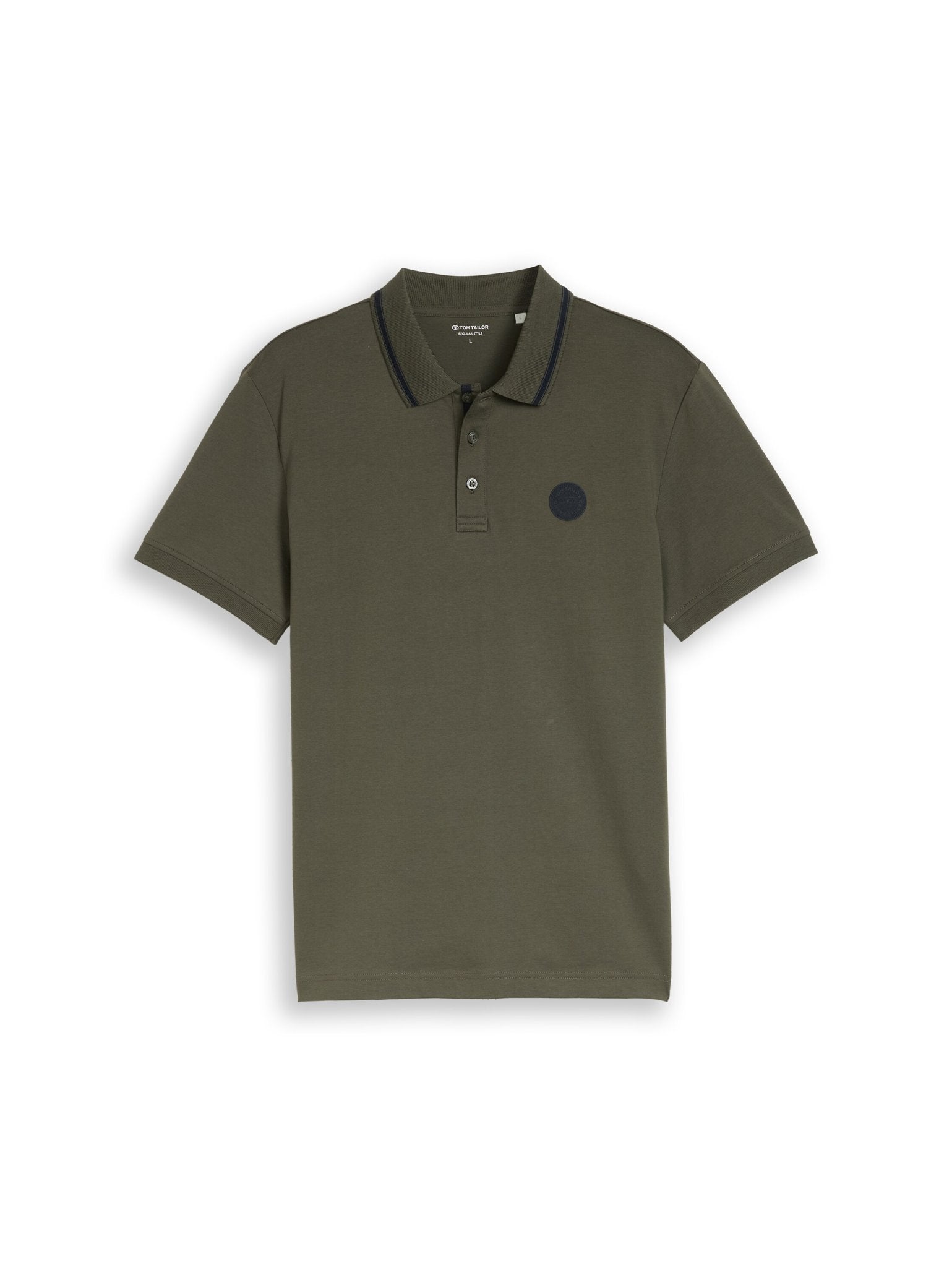 Tom Tailor Herren Polo-Shirts Deep Leaf Green