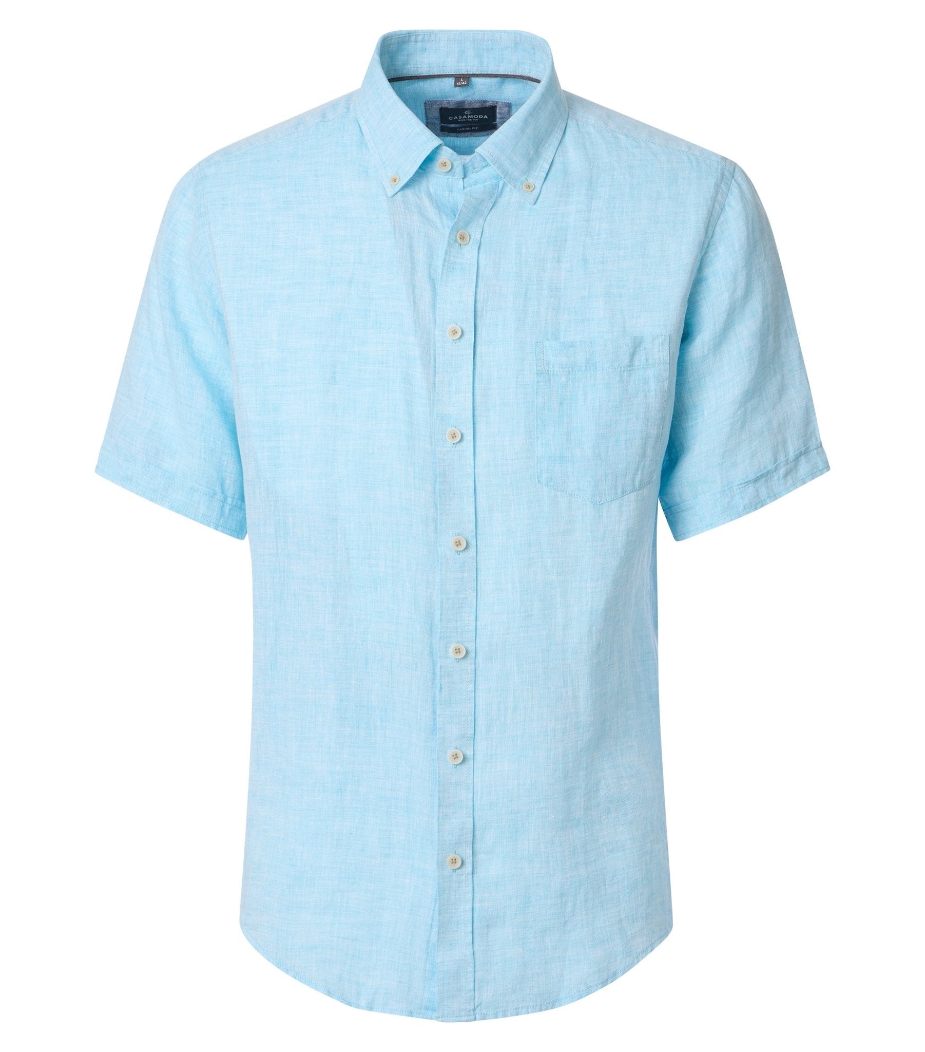 Casa Moda Herren Hemden kurz Tuerkis