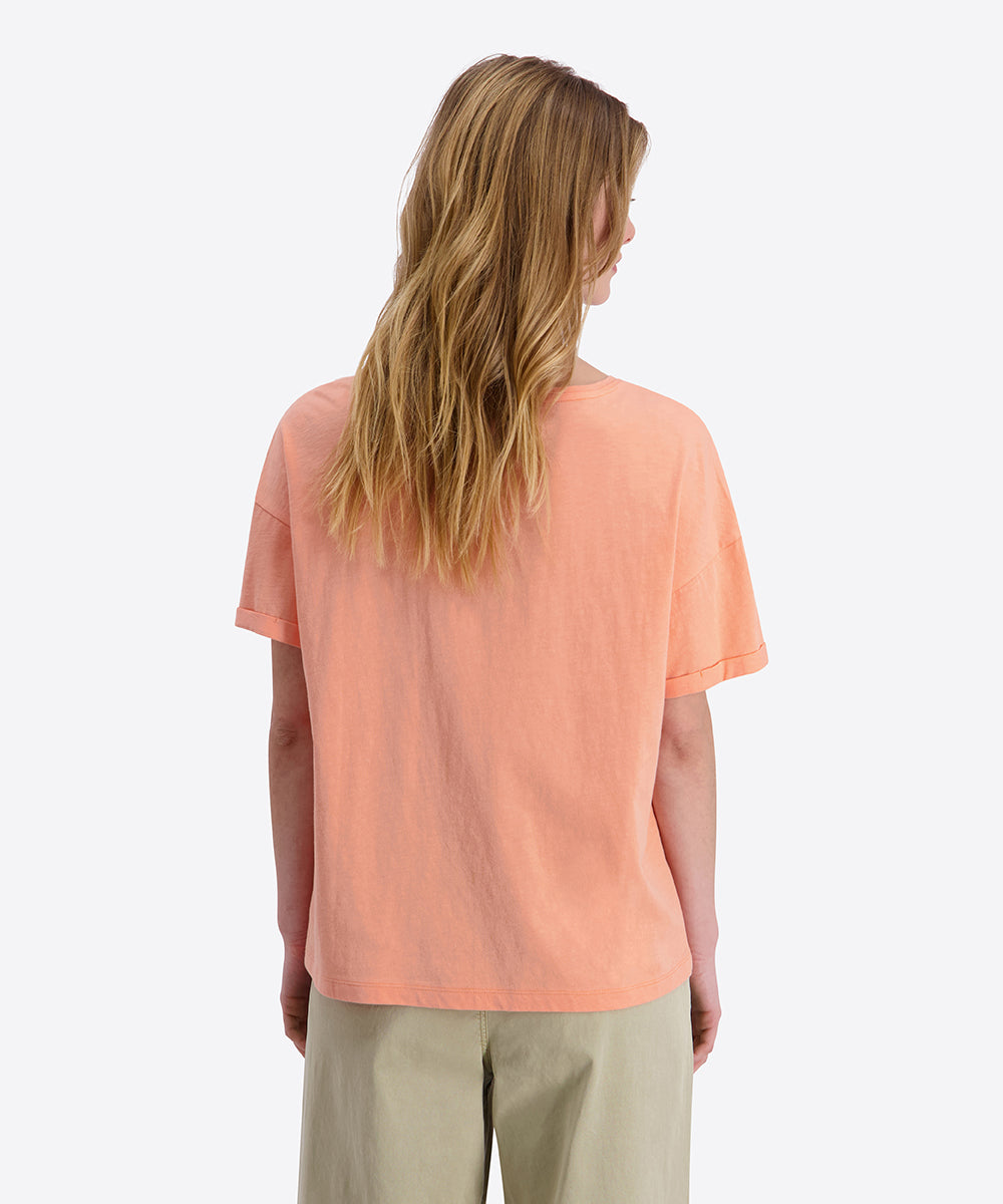 Timezone Damen T-Shirts Papaya Or