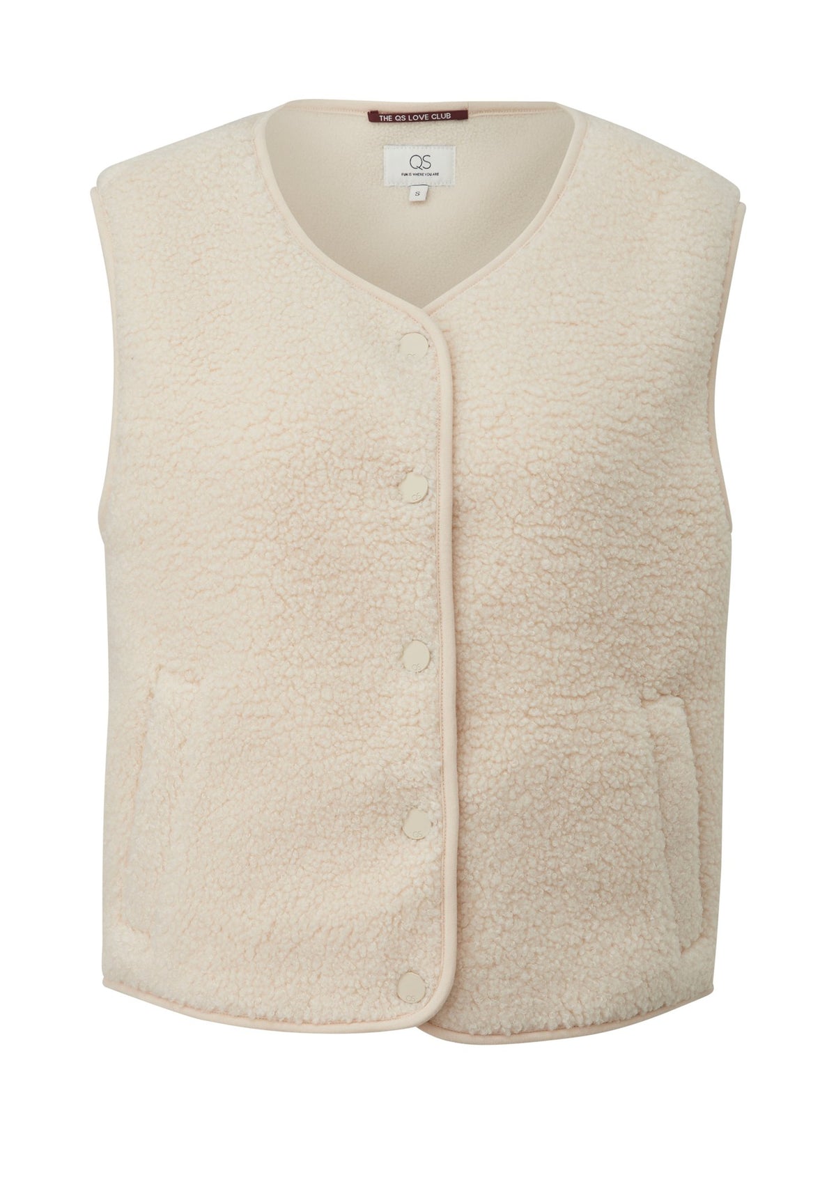 QS by S.Oliver Damen T-Shirts White