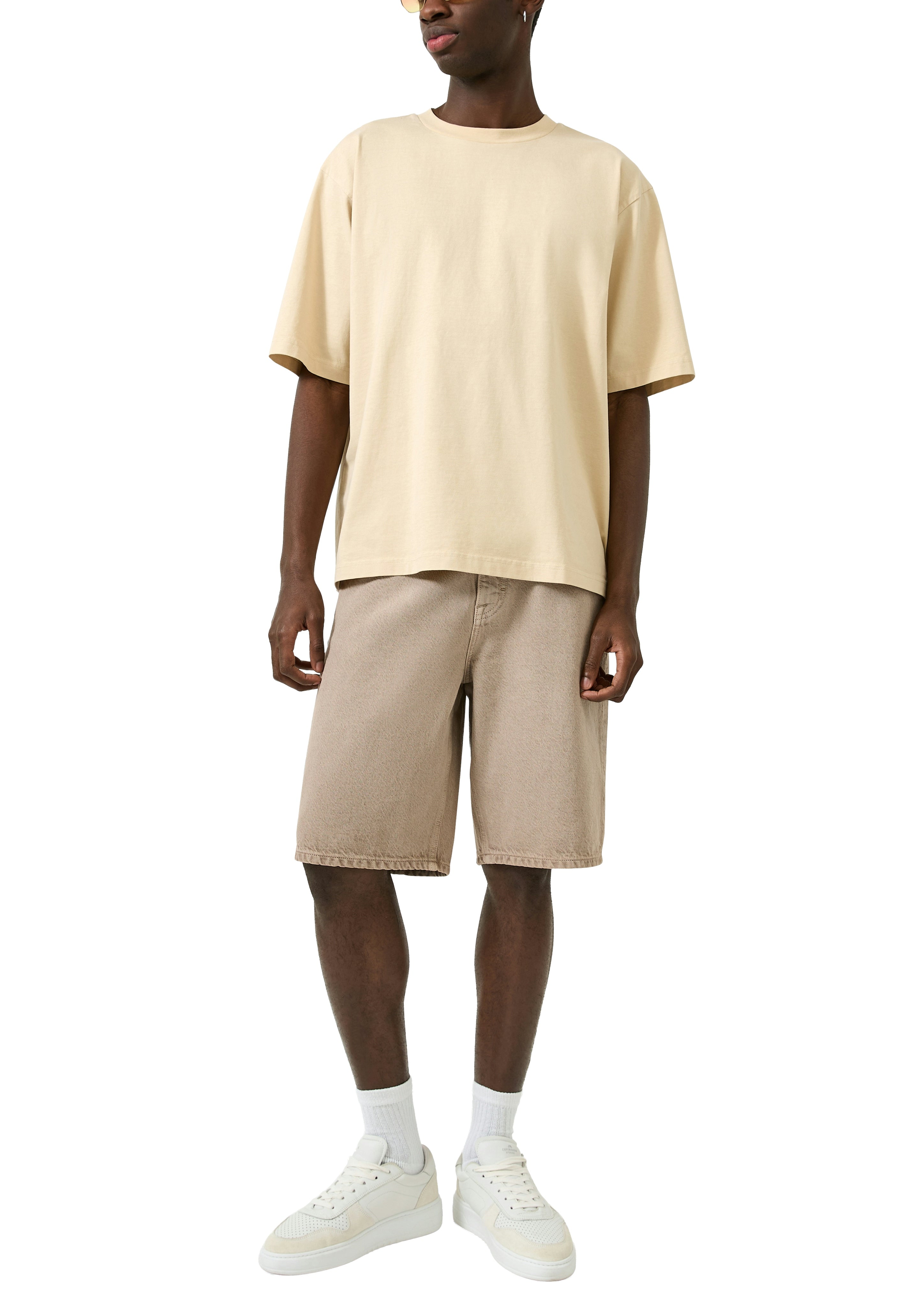 QS by S.Oliver Herren T-Shirts kurz Grey/Black