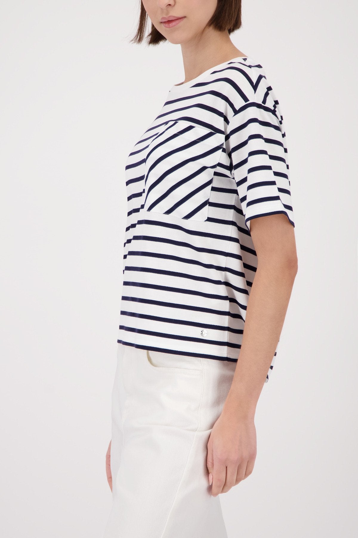 Monari Damen T-Shirts Marine Ring