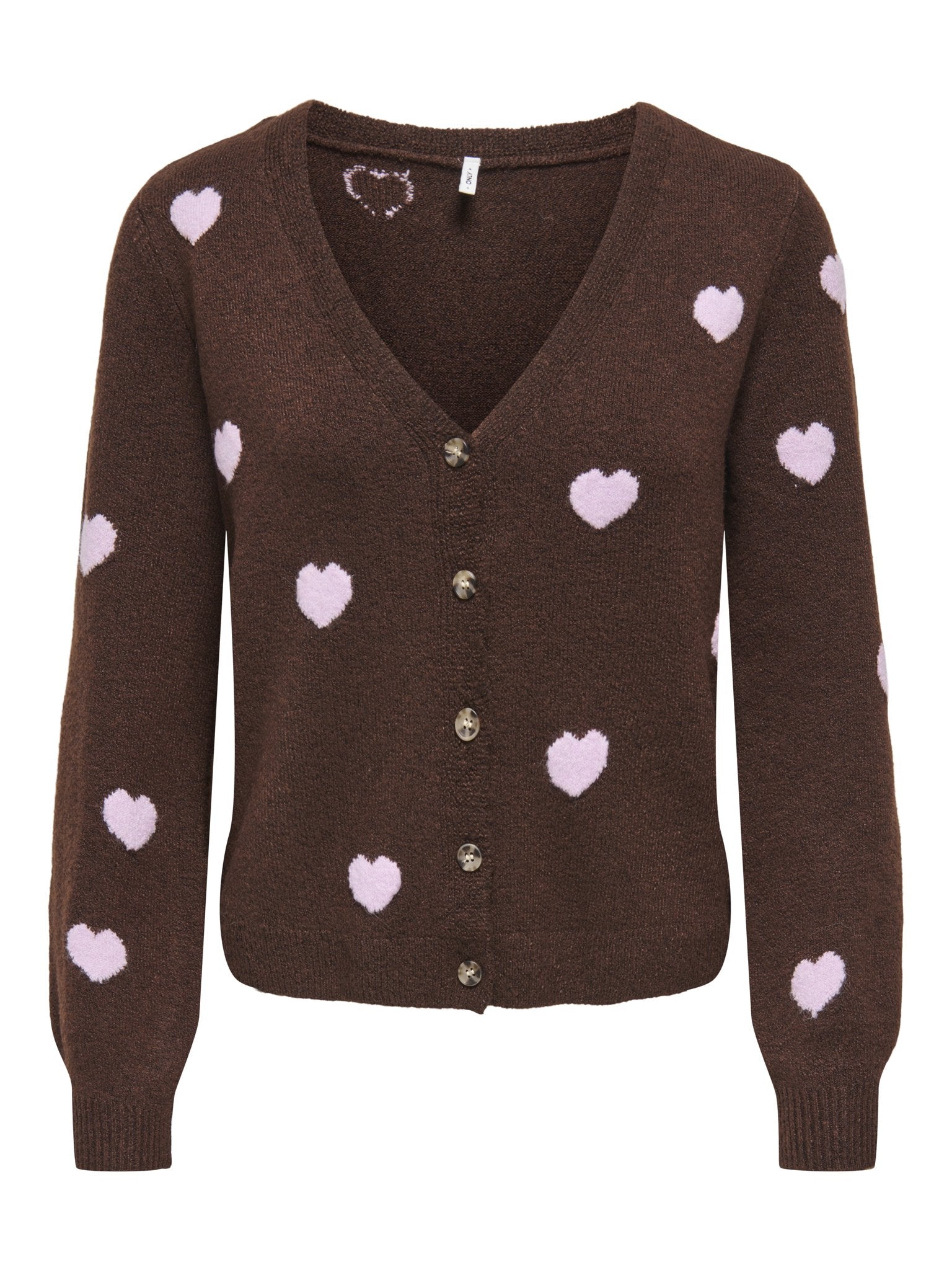 only Damen Strickjacken Coffee Bean/Hea