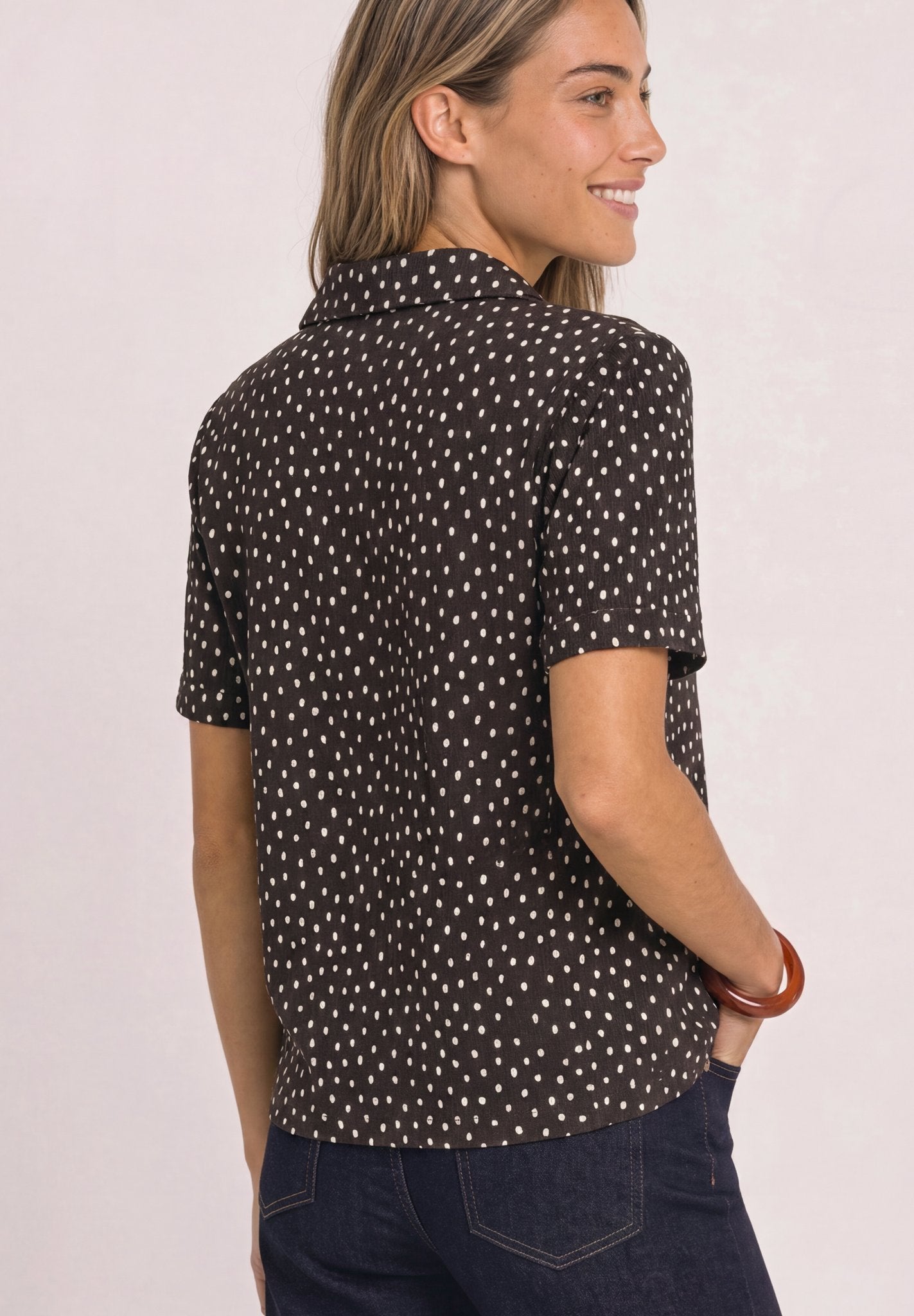 Street One Damen T-Shirts Black Cof