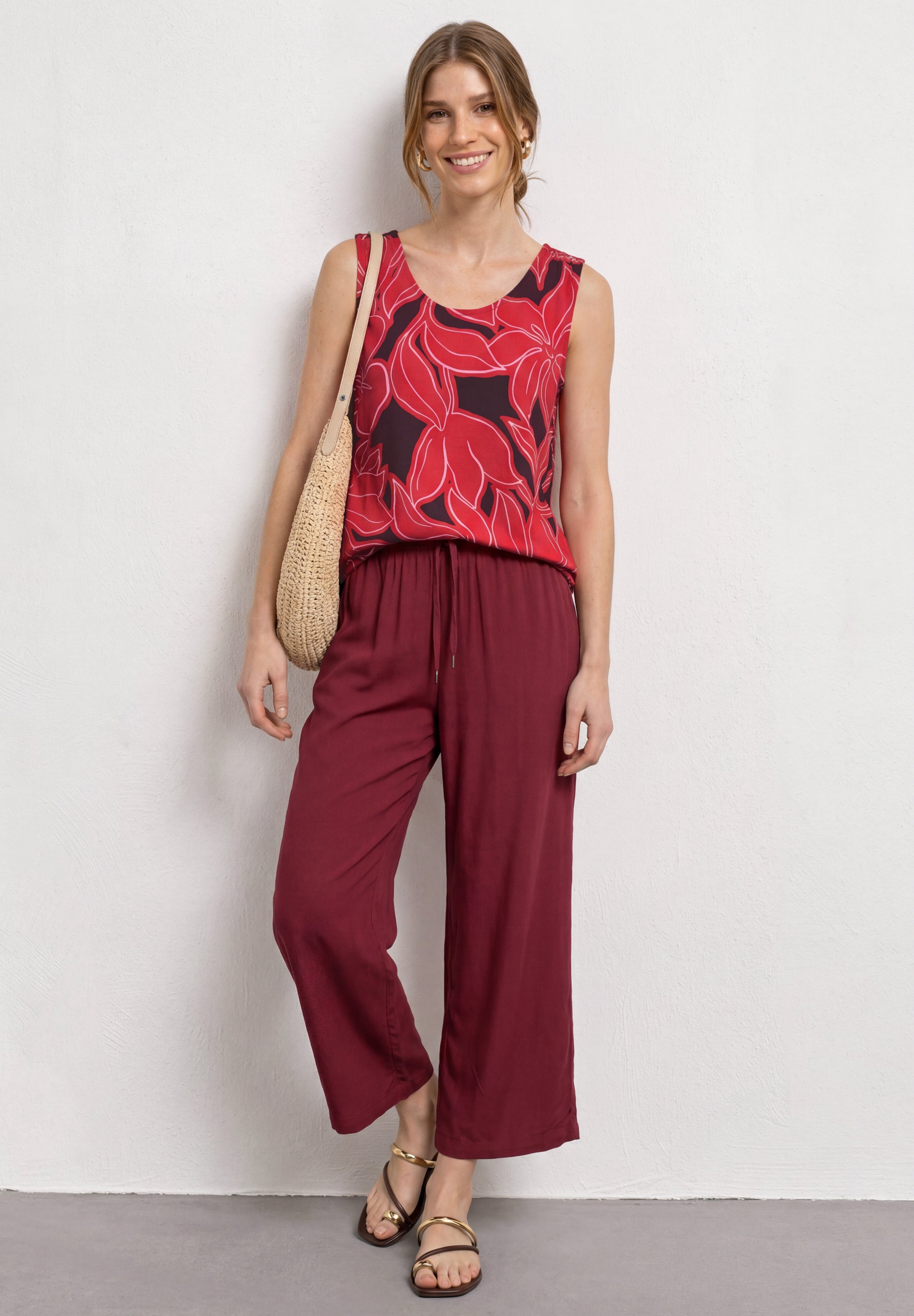 Street One Damen T-Shirts Salsa Red