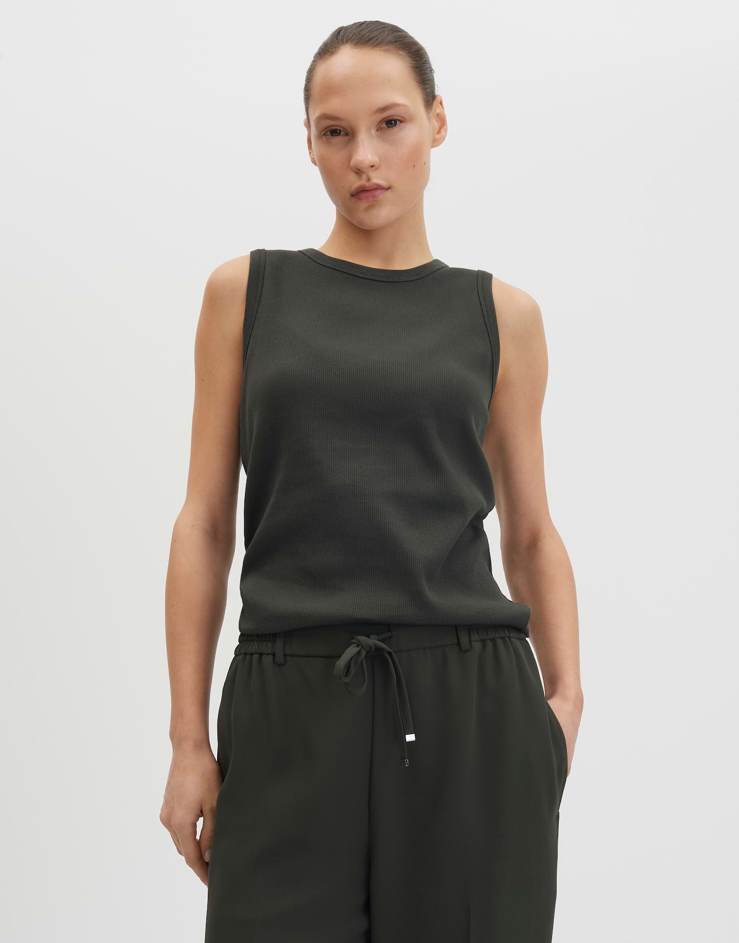 Someday Damen T-Shirts Midnight Olive