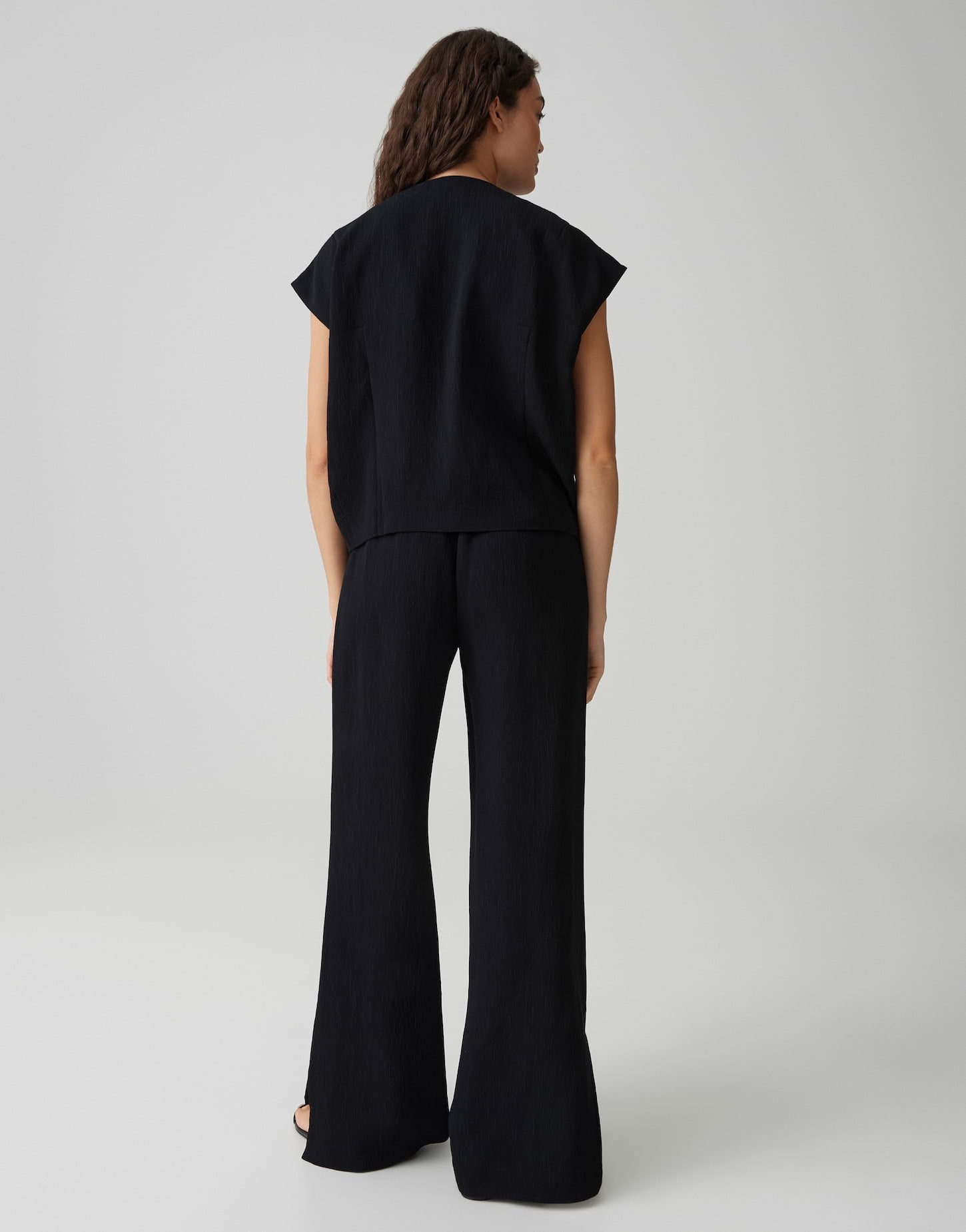 Opus Pants Damen Hosen Black