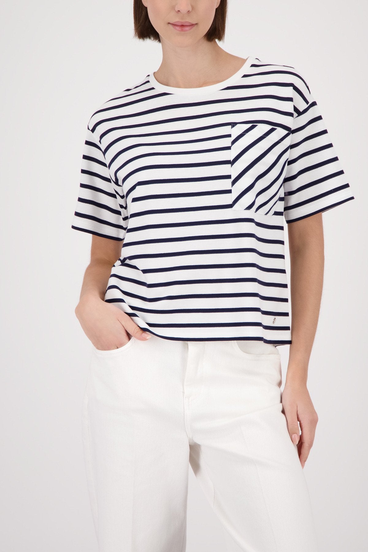 Monari Damen T-Shirts Marine Ring
