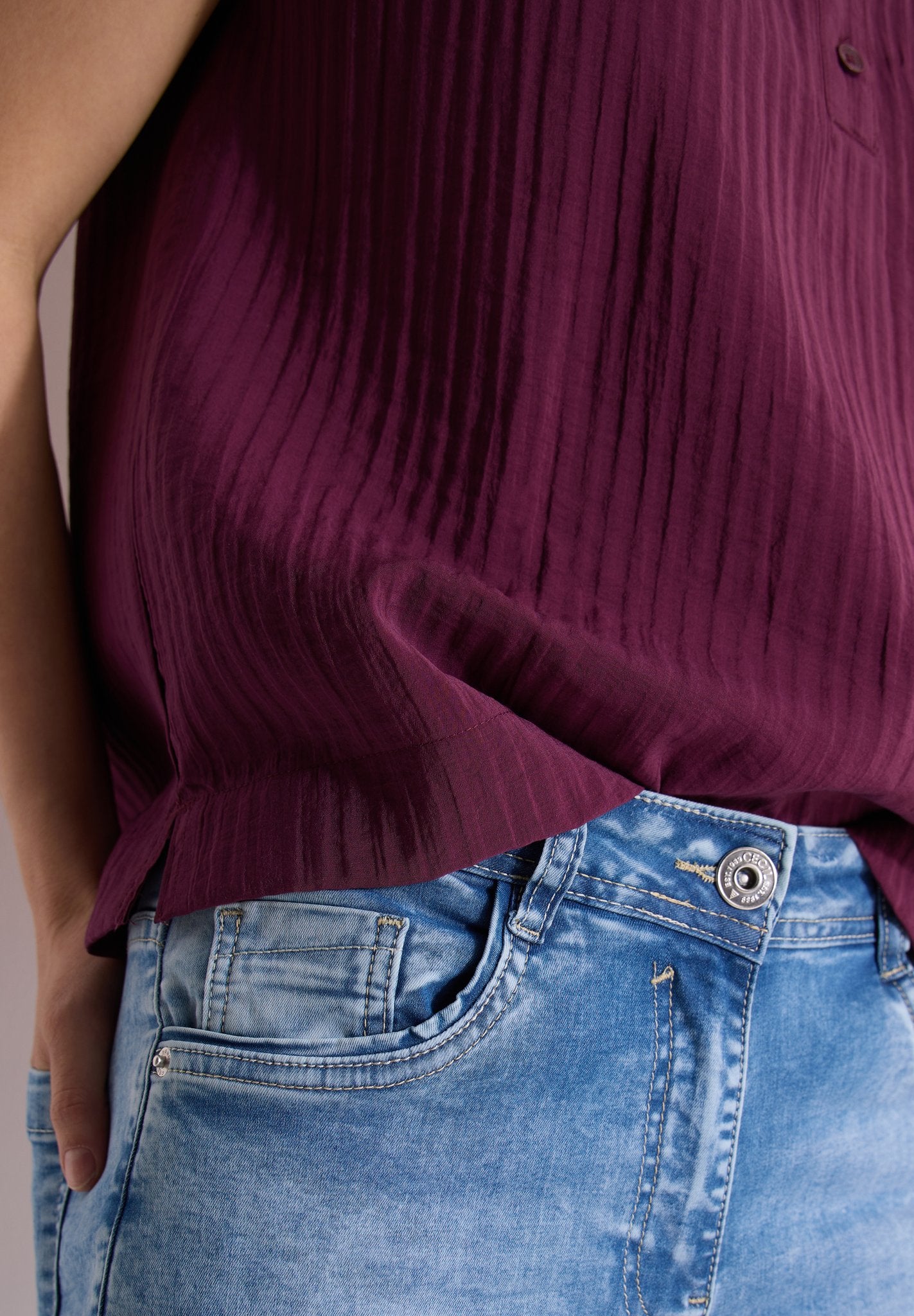 Cecil Damen Blusen Sweet Gra