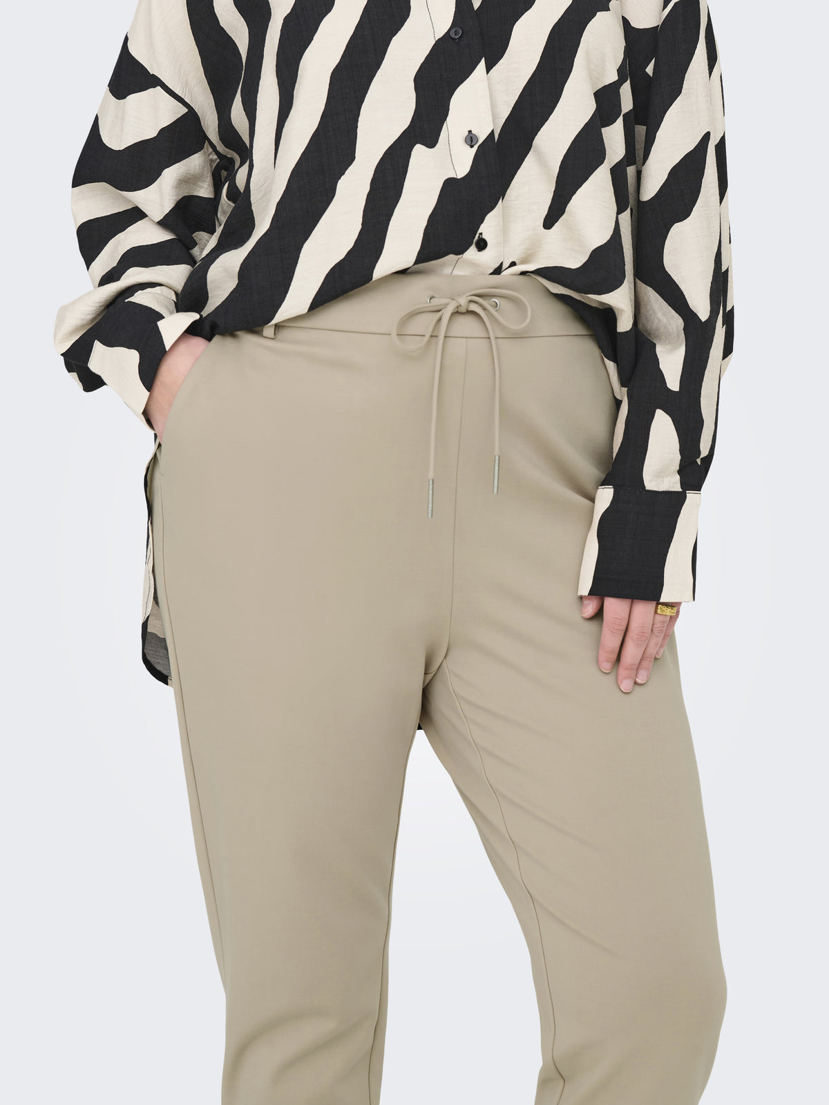 Only Carmakoma Damen Hosen Pure Cashmere