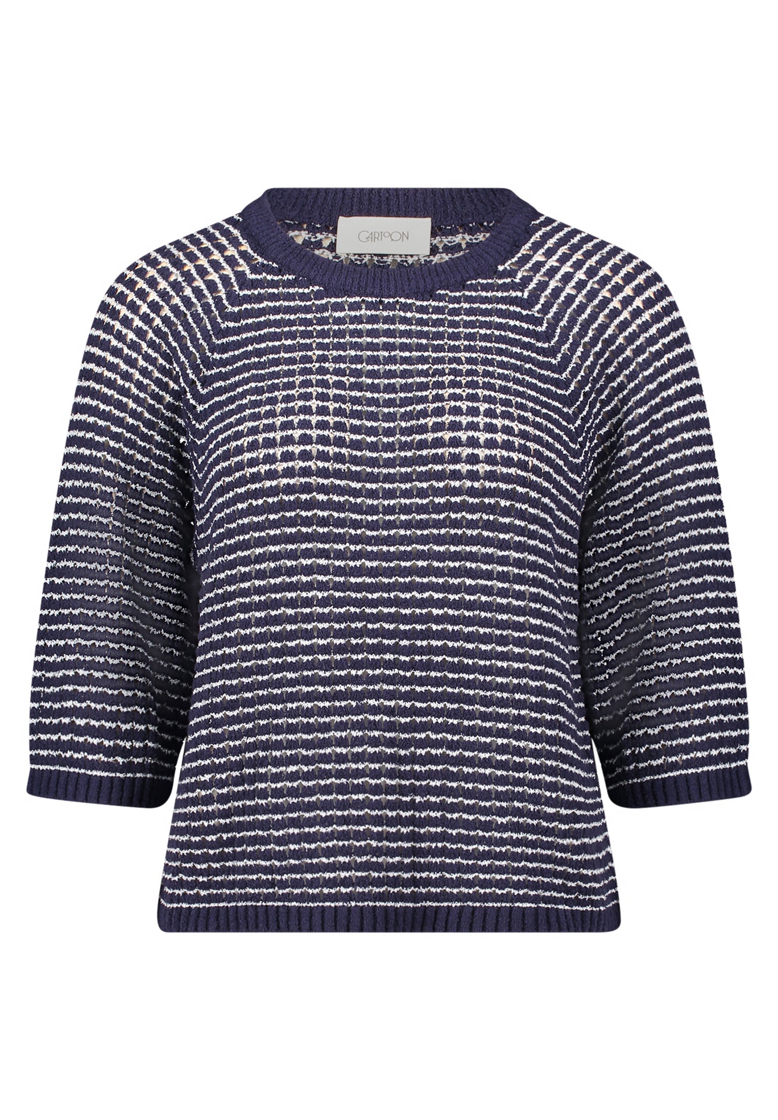 Cartoon Damen Pullover Dark Blue/Cream
