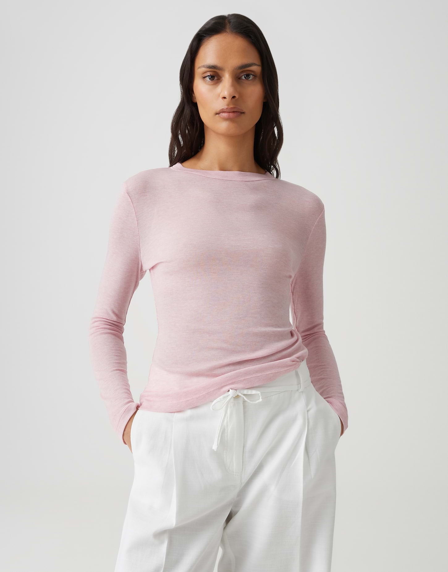 Opus Damen T-Shirts Coral Blush