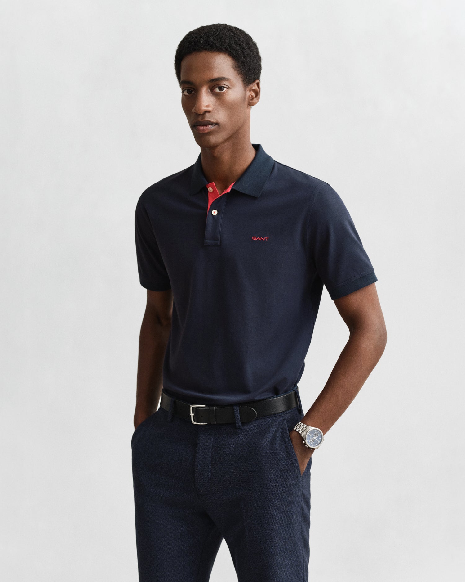 Gant Herren Polo-Shirts Evening Blu