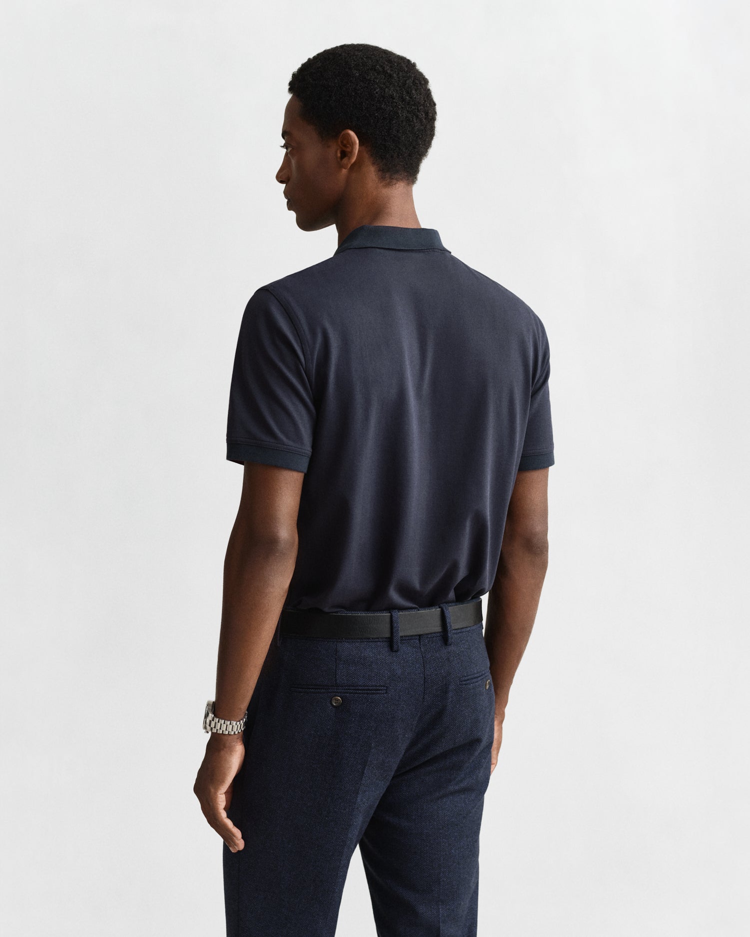 Gant Herren Polo-Shirts Evening Blu