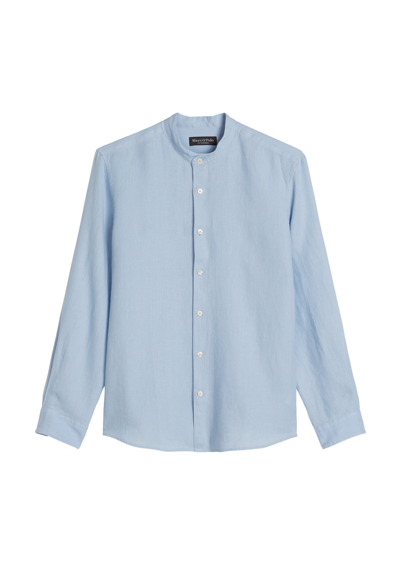Marc O'Polo Herren Hemden Dusted Blu