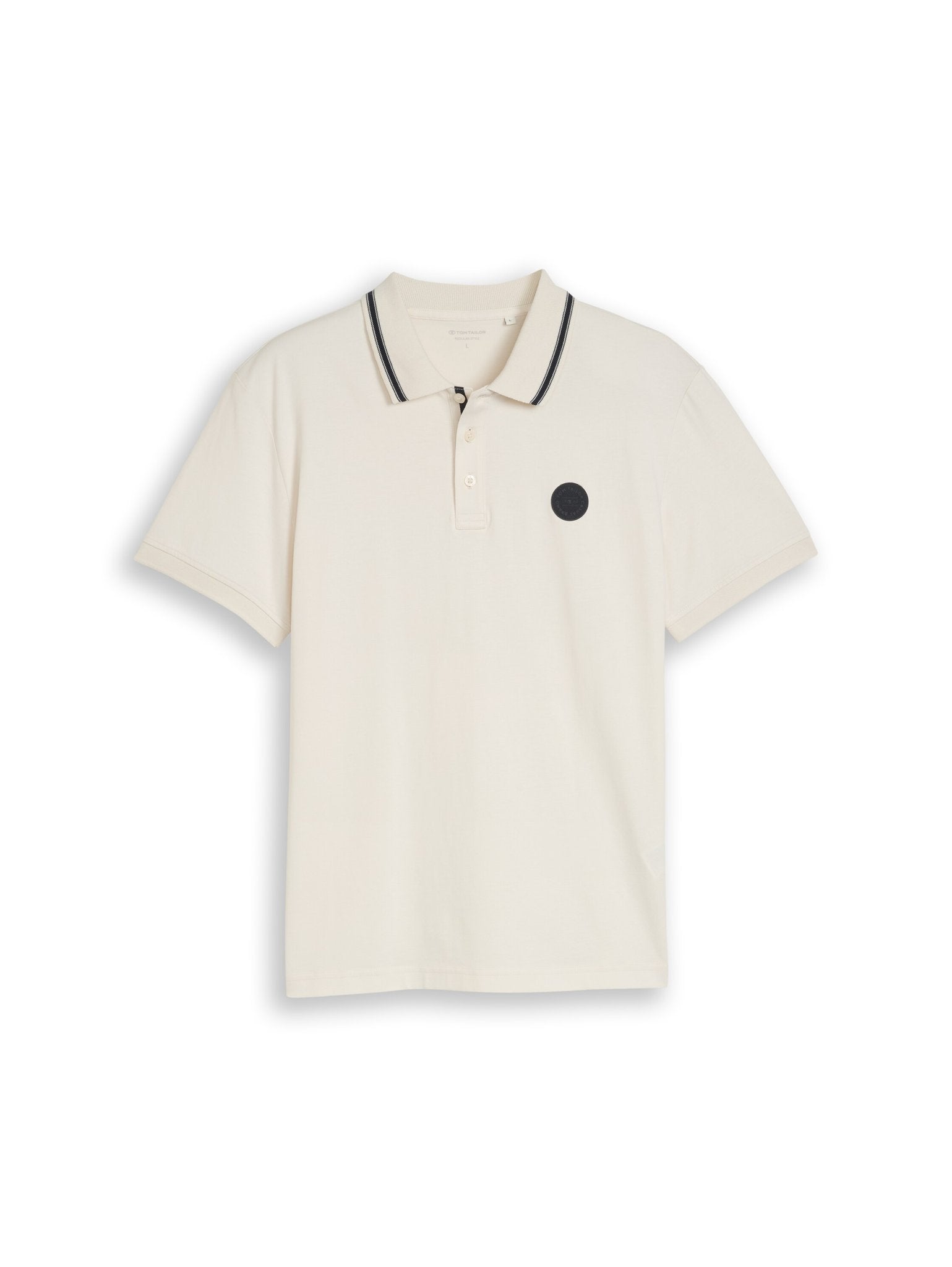 Tom Tailor Herren Polo-Shirts Gardenia White