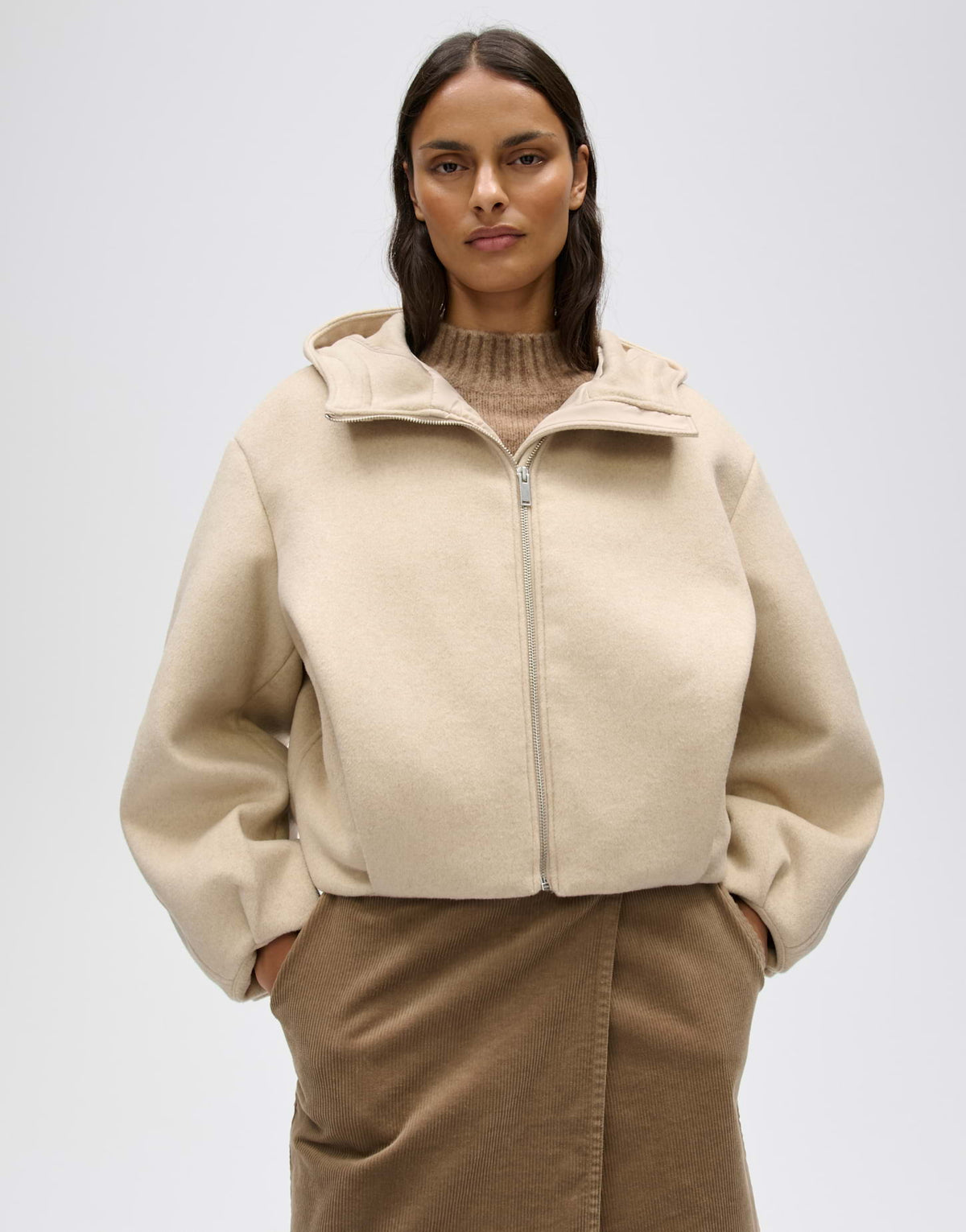 Opus Damen Jacken Macadamia