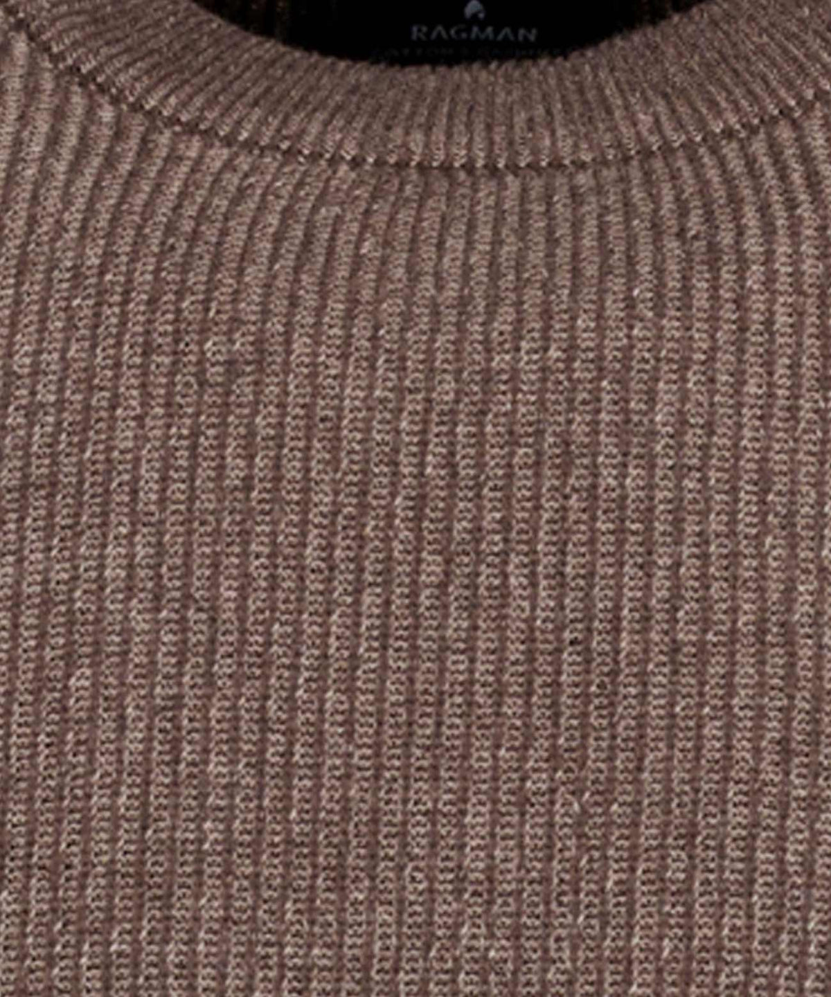 Ragman Herren Pullover Braun