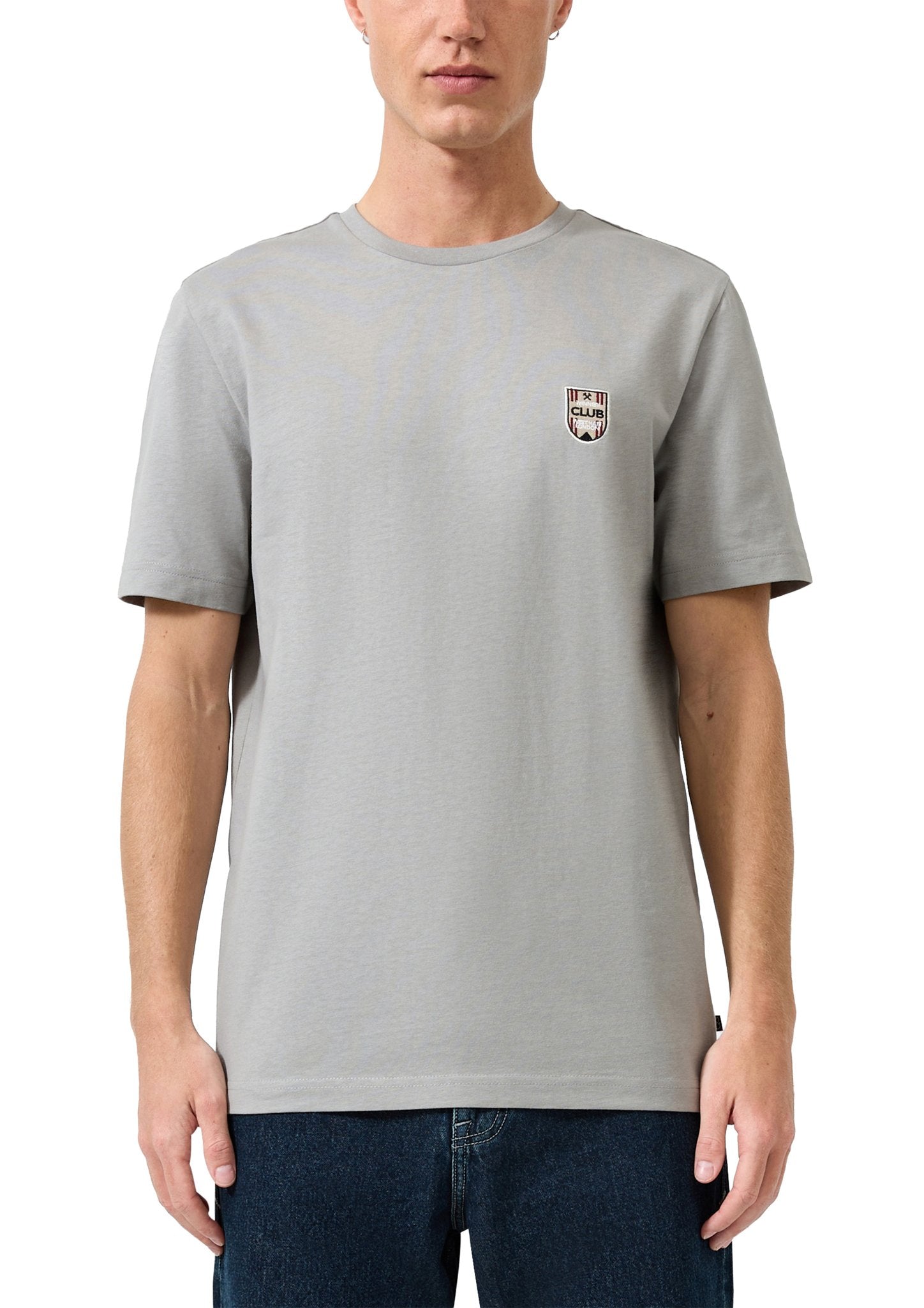 QS by S.Oliver Herren T-Shirts kurz Grey/Black