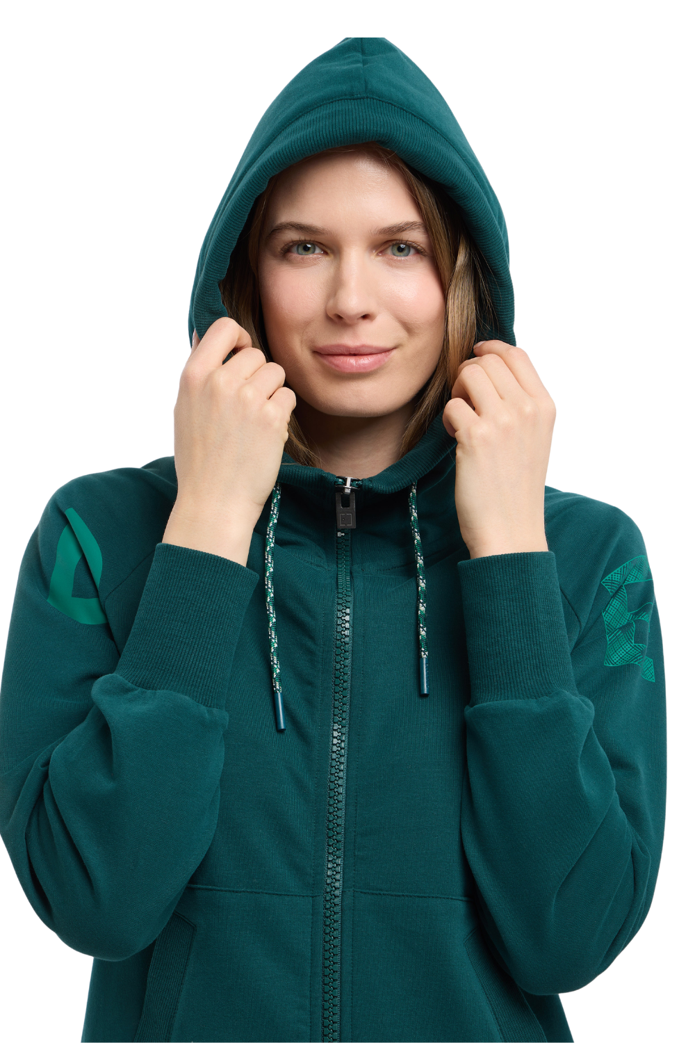Elbsand Damen Sweatjacken Dark Ivy